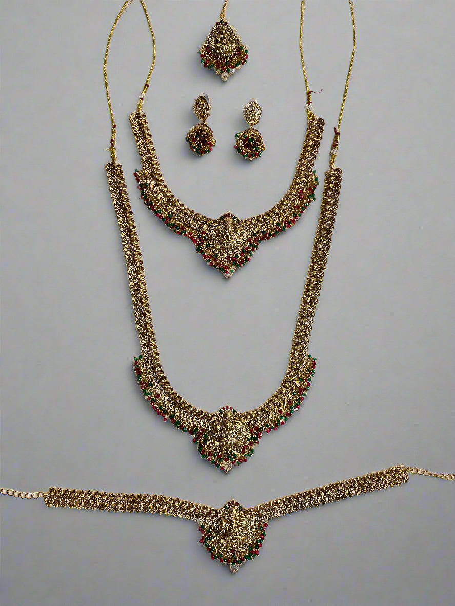 Antique Gold Bridal Temple Jewelry Set