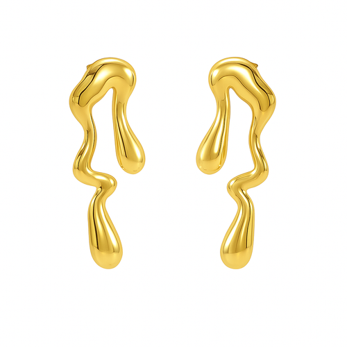 Bold Waterdrop Statement Earring-0
